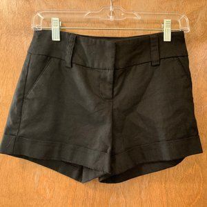 Express Women's Low Rise Midi Black Shorts Size 00